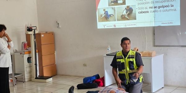 Capacita SET a personal de albergues escolares en primeros auxilios