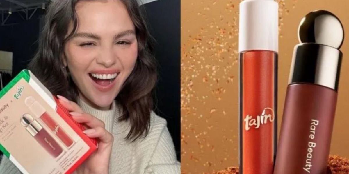 Selena Gómez lanza colaboración Rare Beauty con Tajín