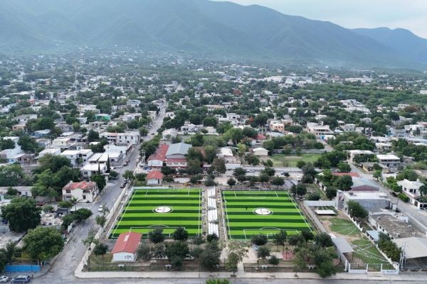 Fortalece Tamaulipas  el Mundial Social con canchas deportivas