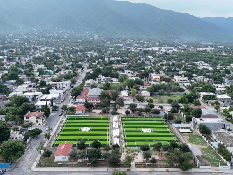 Fortalece Tamaulipas  el Mundial Social con canchas deportivas