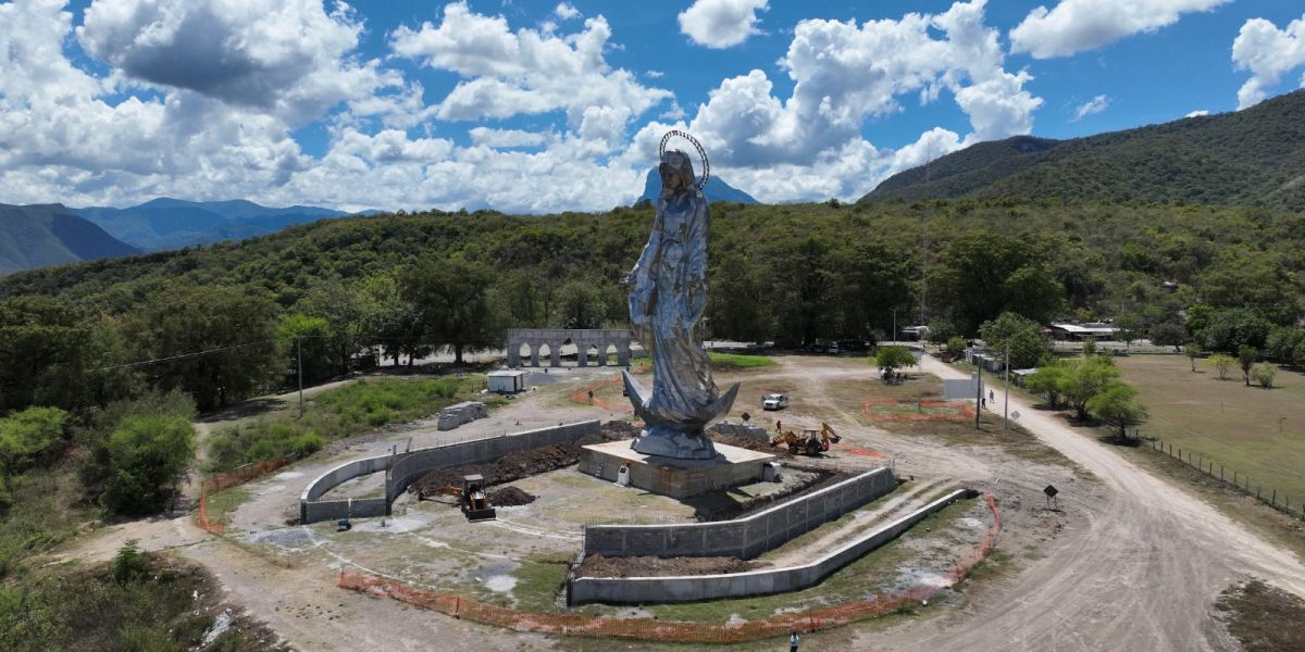 Plazoleta turística de la Virgen del Chorrito, una obra que engrandece la infraestructura de Tamaulipas
