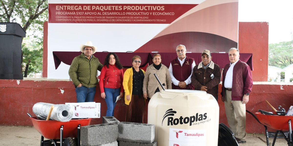 Fomentan autosuficiencia alimentaria con paquetes productivos de traspatio