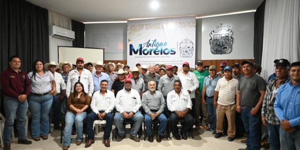 Mejoran actividad ganadera con capacitación a productores de Antiguo Morelos