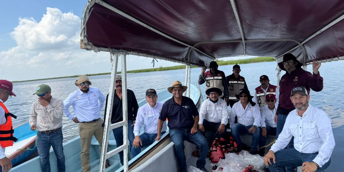 Avanza repoblamiento pesquero en Tamaulipas con la siembra de 200 mil alevines