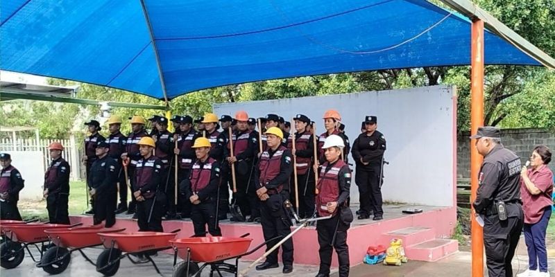 Participa Guardia Estatal en la Cuarta Jornada Estatal de Limpieza