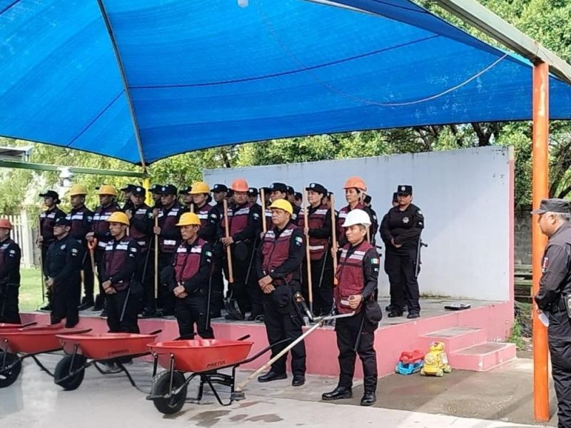 Participa Guardia Estatal en la Cuarta Jornada Estatal de Limpieza
