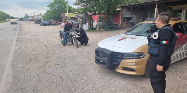 Aplica Guardia Estatal de Apoyo Carretero “Operativo Moto Segura”