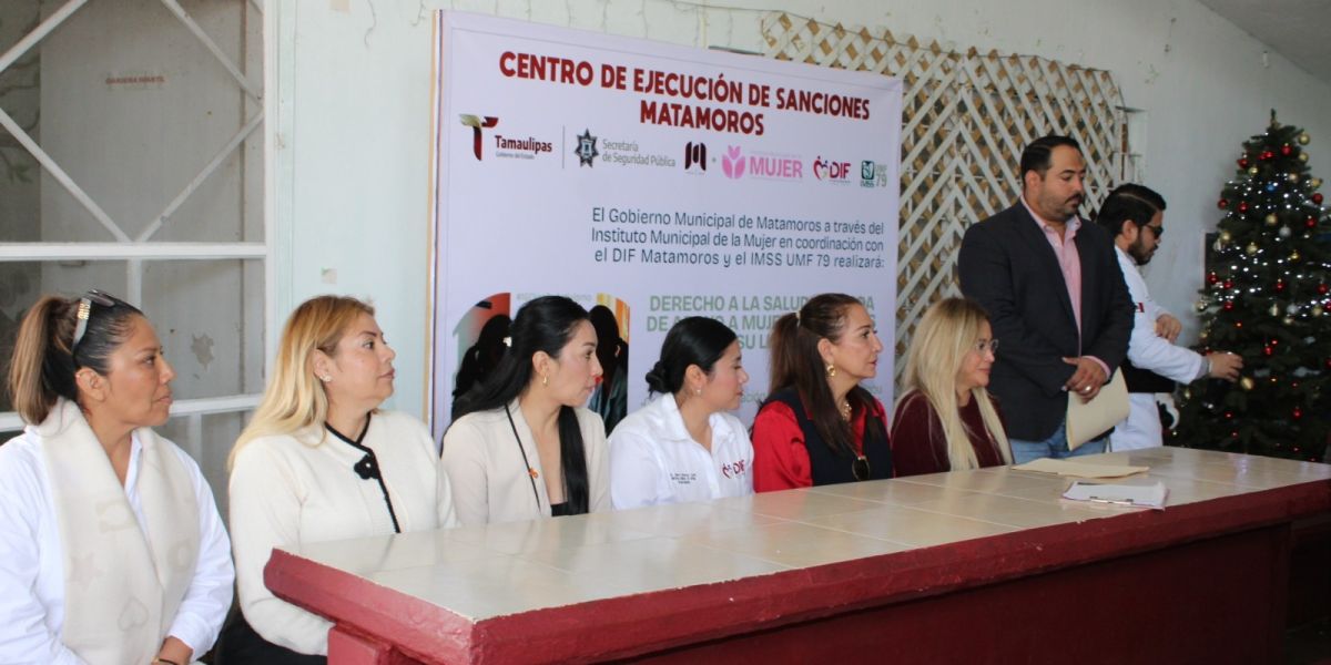 Concluye CEDES Matamoros 16 días de activismo con brigada sanitaria para mujeres