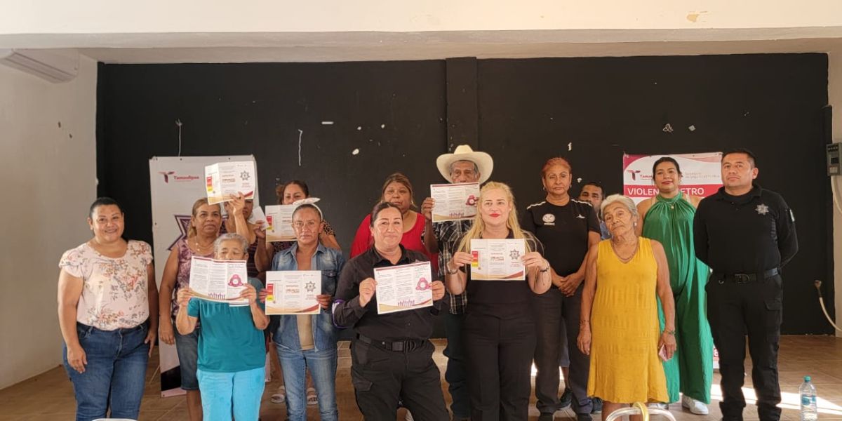 Imparte Guardia Estatal de Género plática comunitaria para prevenir violencia hacia las mujeres