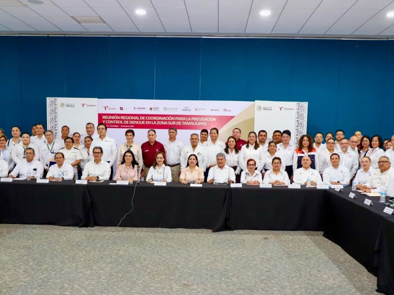 Fortalecen trabajo preventivo contra el dengue en zona sur de Tamaulipas
