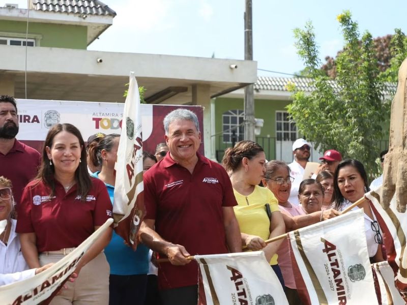 Transforma Armando Martínez la zona rural con obra de drenaje sanitario