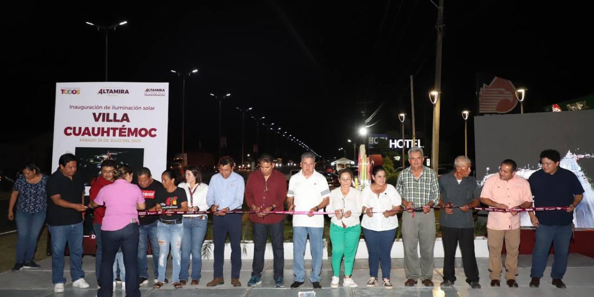 Ilumina Armando Martínez zona rural de Altamira