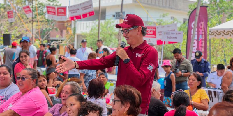 Acerca Gobierno Municipal de Ciudad Madero servicios y apoyos integrales a familias de la colonia 16 de Septiembre