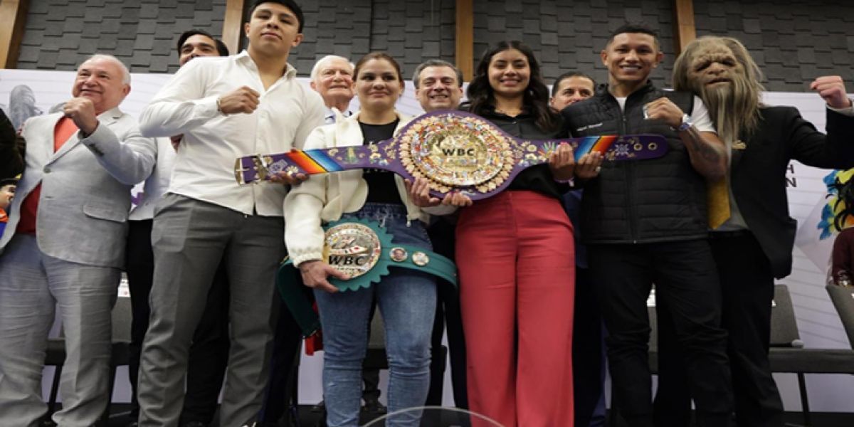 El WBC presenta el cinturón ‘Nahui Huey Altepemeh’ en homenaje a Tlaxcala 2025