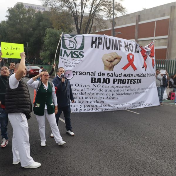 Anuncian trabajadores del IMSS marcha el 14 de octubre 