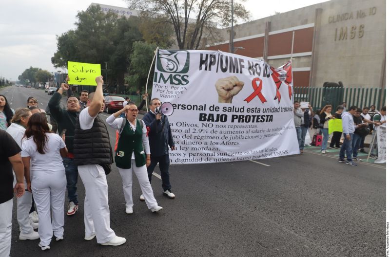 Anuncian trabajadores del IMSS marcha el 14 de octubre 
