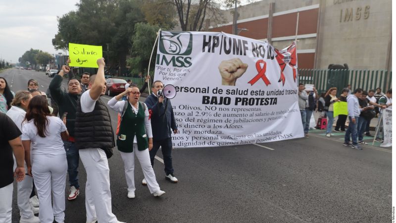 Anuncian trabajadores del IMSS marcha el 14 de octubre 