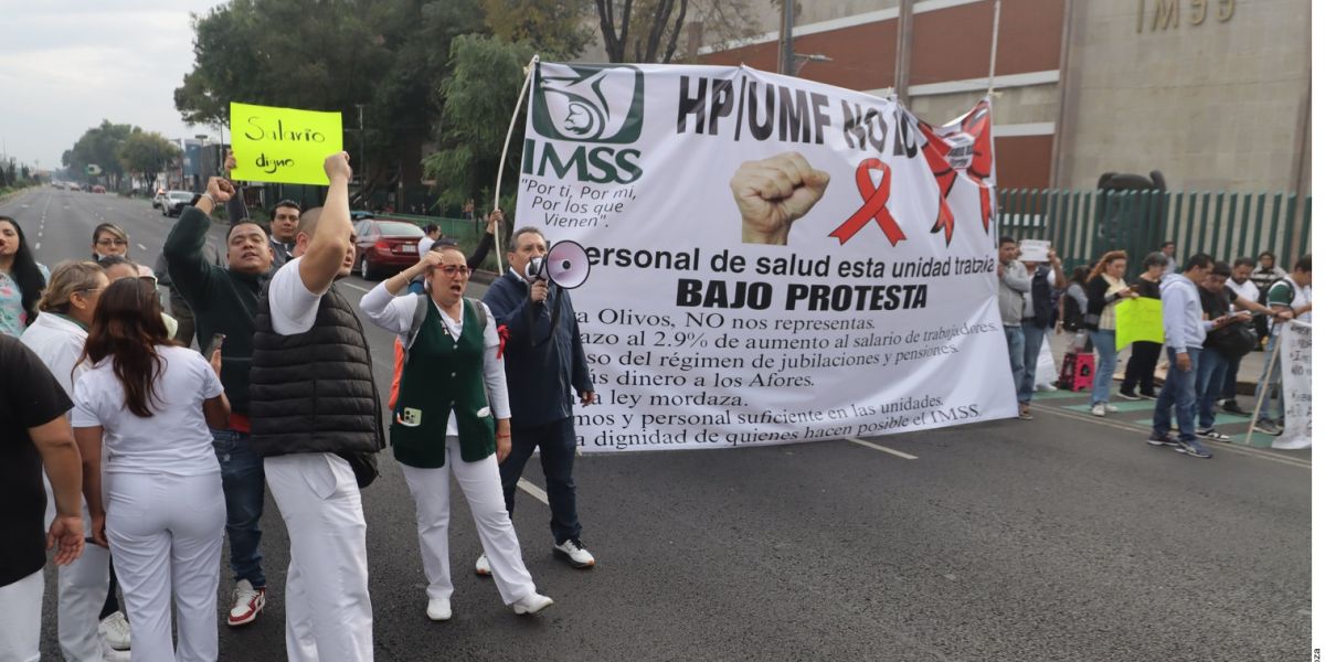 Anuncian trabajadores del IMSS marcha el 14 de octubre 