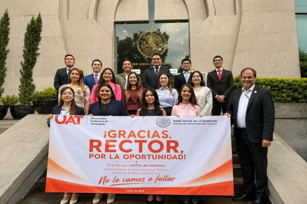 Lleva UAT talento de sus jóvenes egresados a la Suprema Corte de Justicia de la Nación