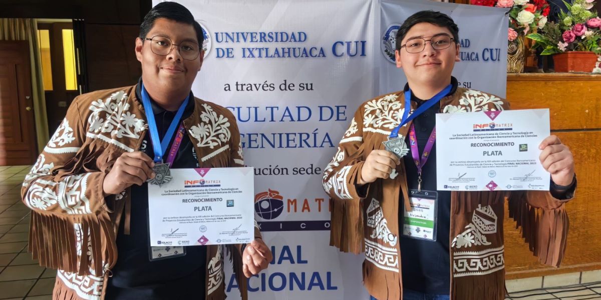 Destacan estudiantes de la UT Matamoros: ganan medalla de plata en Infomatrix 2025