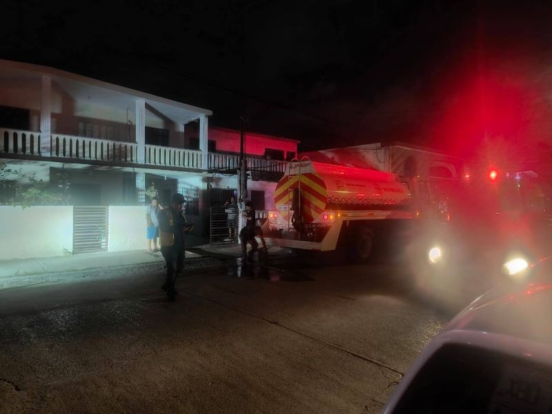 Moviliza explosión de tanque de gas a cuerpos de emergencia en Ciudad Madero