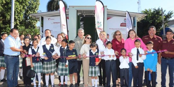 Inaugura Armando Martínez el Museo Móvil de Ciencia y Tecnología en Altamira