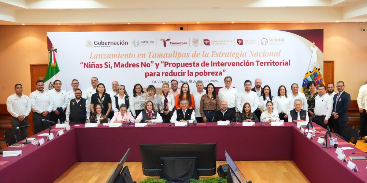 Gobernador Américo Villarreal y Carmen Lilia Canturosas refrendan compromiso con la protección de la niñez