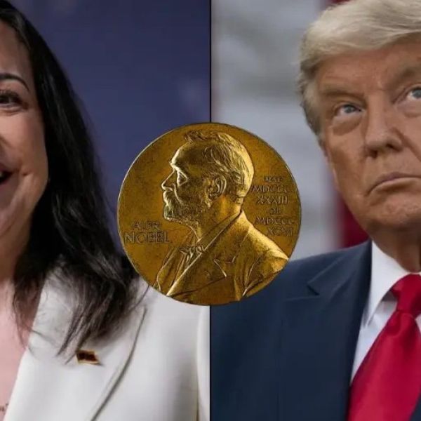 Trump presume que María Corina Machado le entregó el Premio Nobel de la Paz