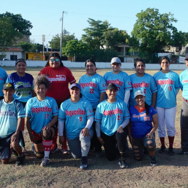 Vaqueritas indomables derrotaron a Rangers en softbol femenil