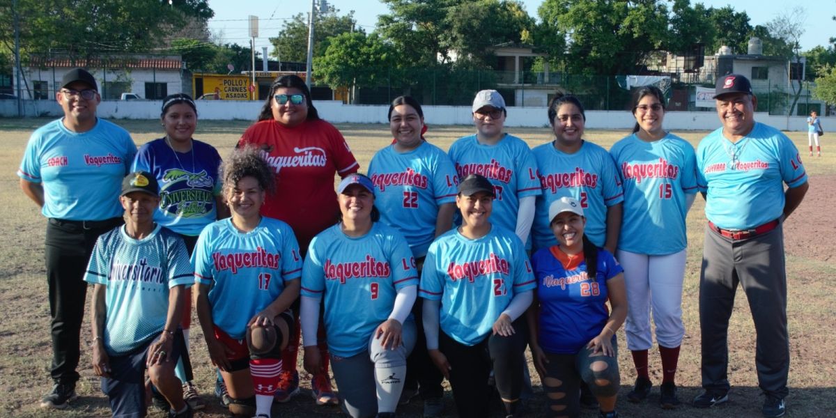 Vaqueritas indomables derrotaron a Rangers en softbol femenil