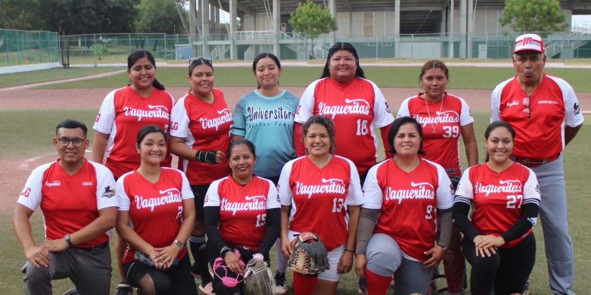 Fulminan a Blue Jays, Vaqueritas en softbol