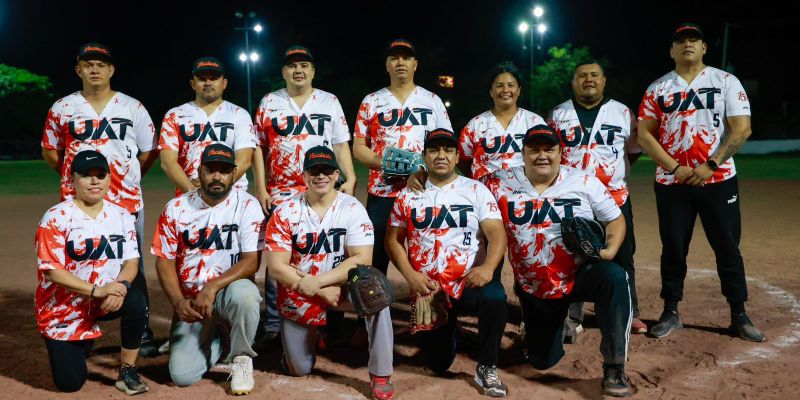 Definidas semifinales en softbol funcionarios de la UAT