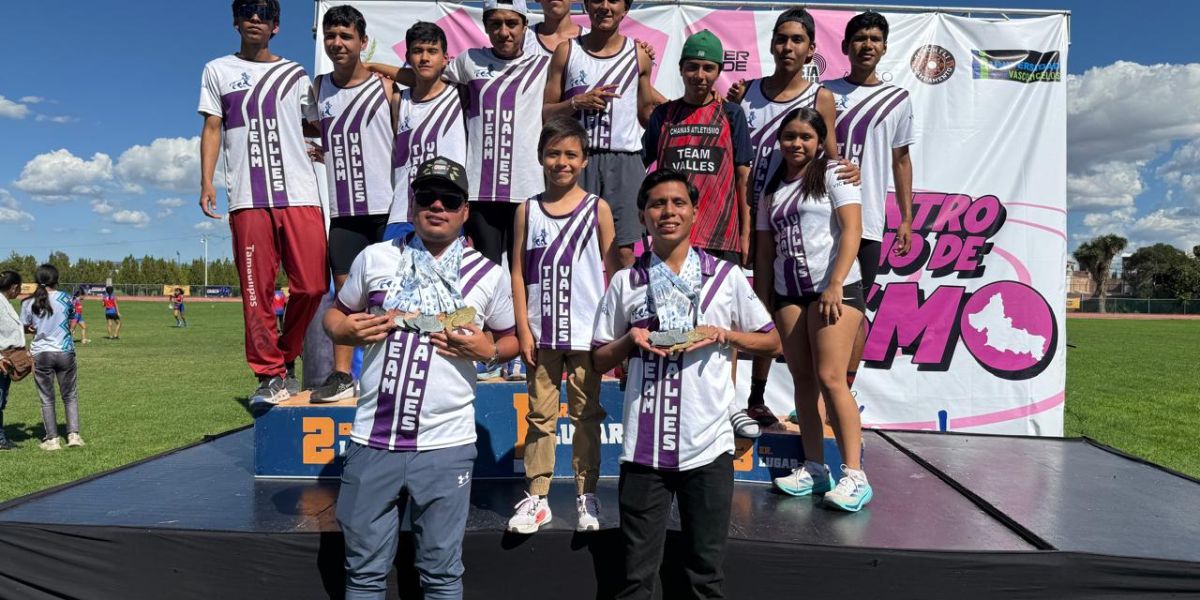Destacan los Chana’s en encuentro potosino de atletismo