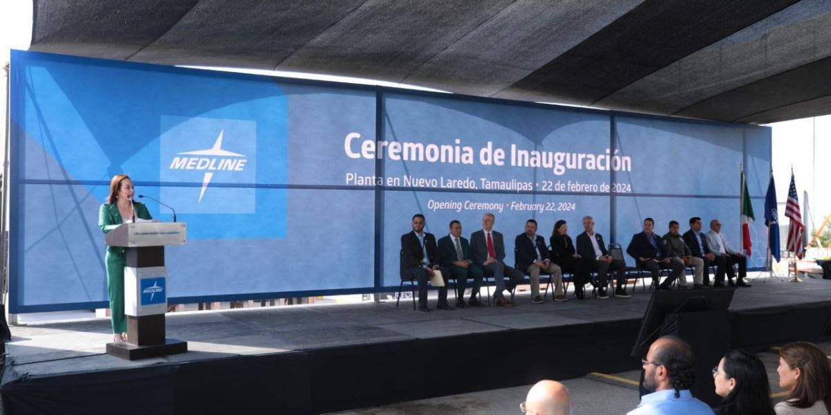 Inaugura alcaldesa Carmen Lilia Canturosas planta Medline Hudson RCI