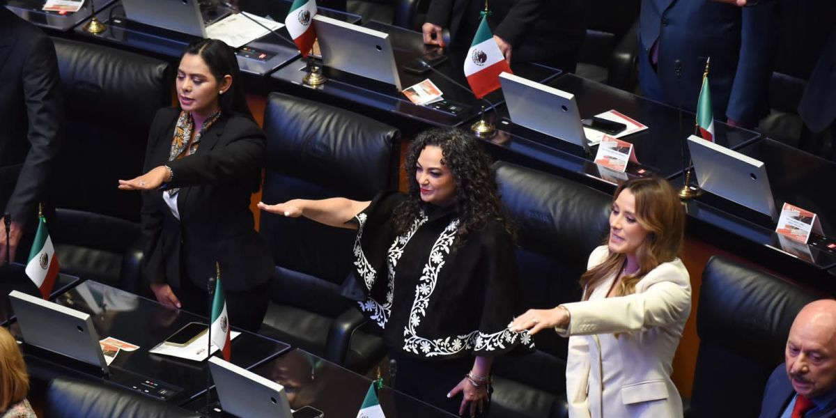 Olga Sosa rinde protesta como senadora de la república por Tamaulipas