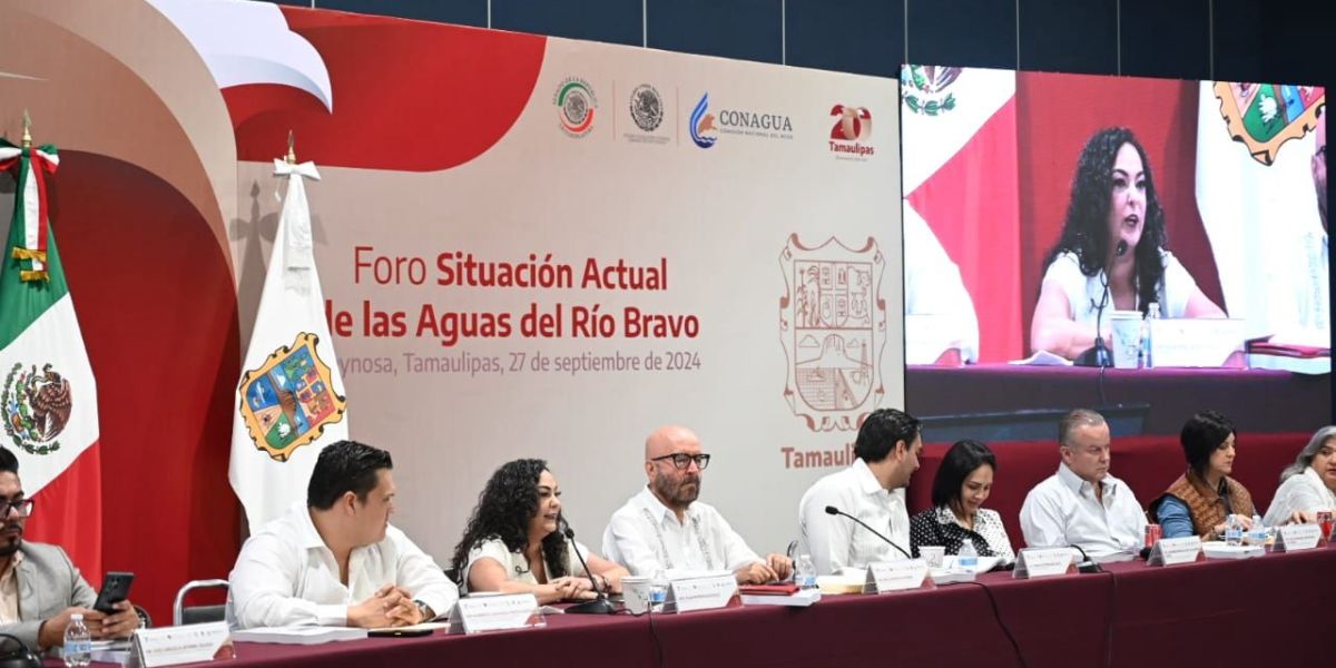 Prioriza Olga Sosa derecho al agua en Foro sobre el Río Bravo