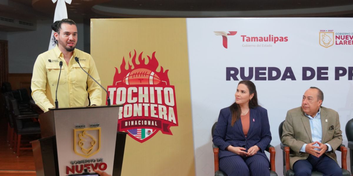 Selecciona gobierno del estado a Nuevo Laredo para sede del primer torneo “Tochito Frontera Binacional”