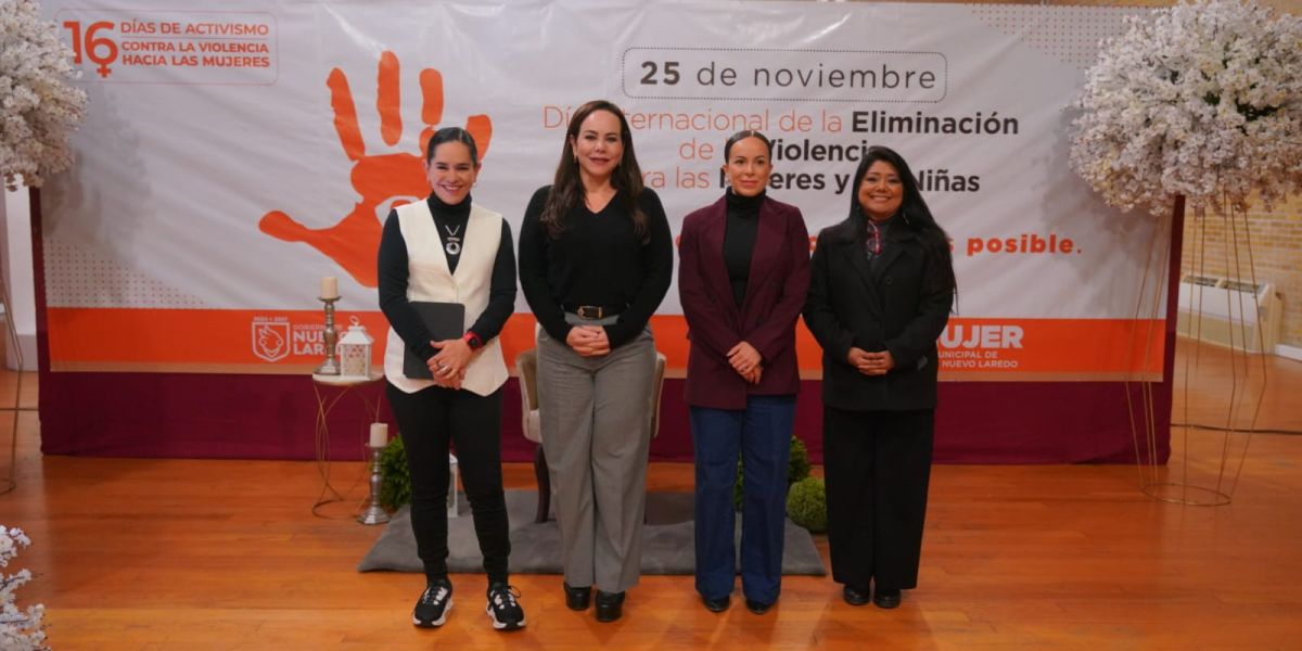 Imparte periodista Yuriria Sierra conferencia sobre empoderamiento femenino en Nuevo Laredo