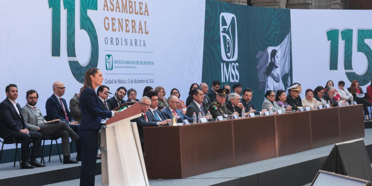 Presidenta resalta prioridades del IMSS: derechos de trabajadores, IMSS Bienestar, Centros de Cuidado Infantil y Salud Casa por Casa