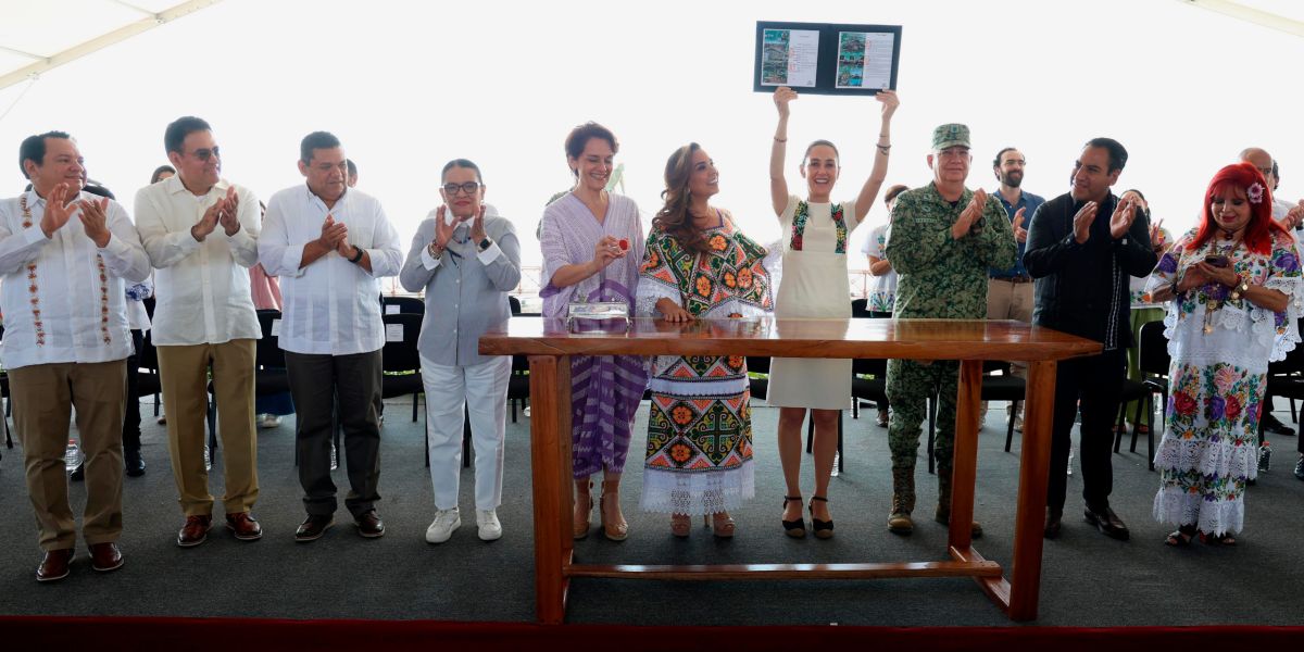 Presidenta Claudia Sheinbaum celebra primer aniversario del Tren Maya e inaugura los tramos 6 y 7