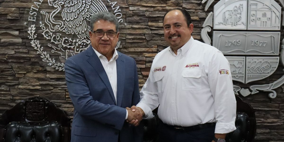 Sellan compromiso de trabajo el Gobierno Municipal y COMAPA Altamira