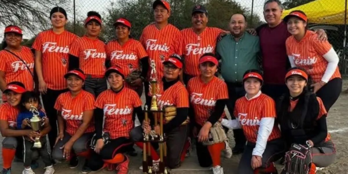 Fénix es campeón en el softbol femenil