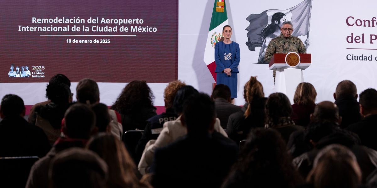 Anuncia Presidenta Claudia Sheinbaum remodelación del Aeropuerto de la CDMX