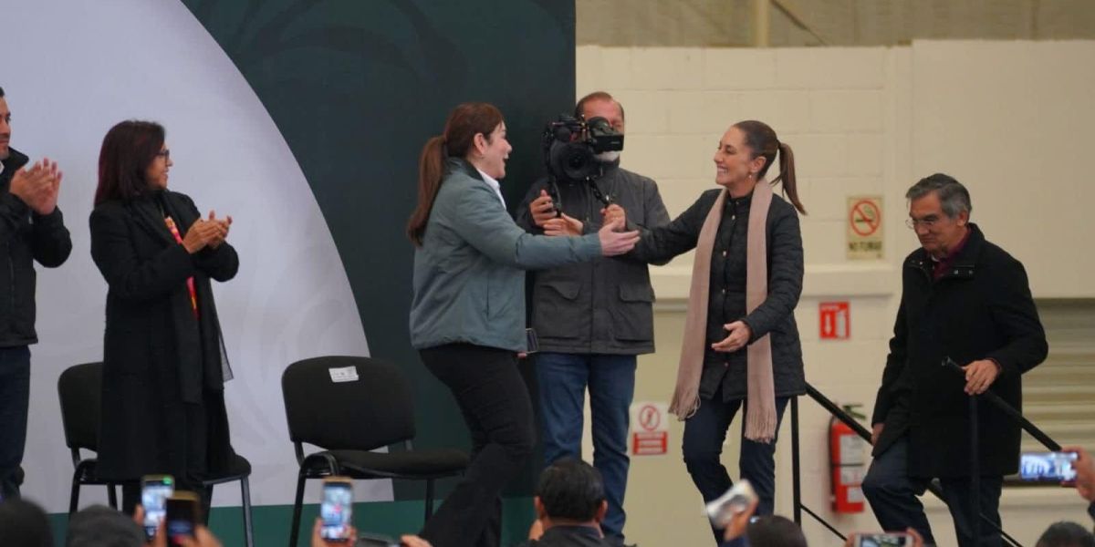 Resalta alcaldesa Carmen Lilia Canturosas 100 días de logros de presidenta Claudia Sheinbaum