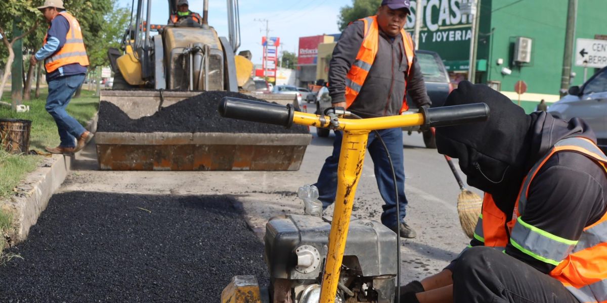 Invierten en Victoria 7 mdp en programa de bacheo