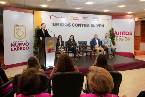 Destaca Nuevo Laredo como único municipio en México con campaña de vacunación contra el VPH para niños