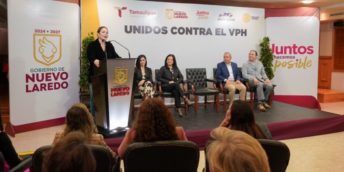 Destaca Nuevo Laredo como único municipio en México con campaña de vacunación contra el VPH para niños