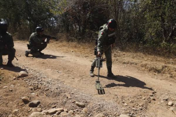 Ejército, Marina, y GN activan operativo busca minas en la frontera de Tamaulipas