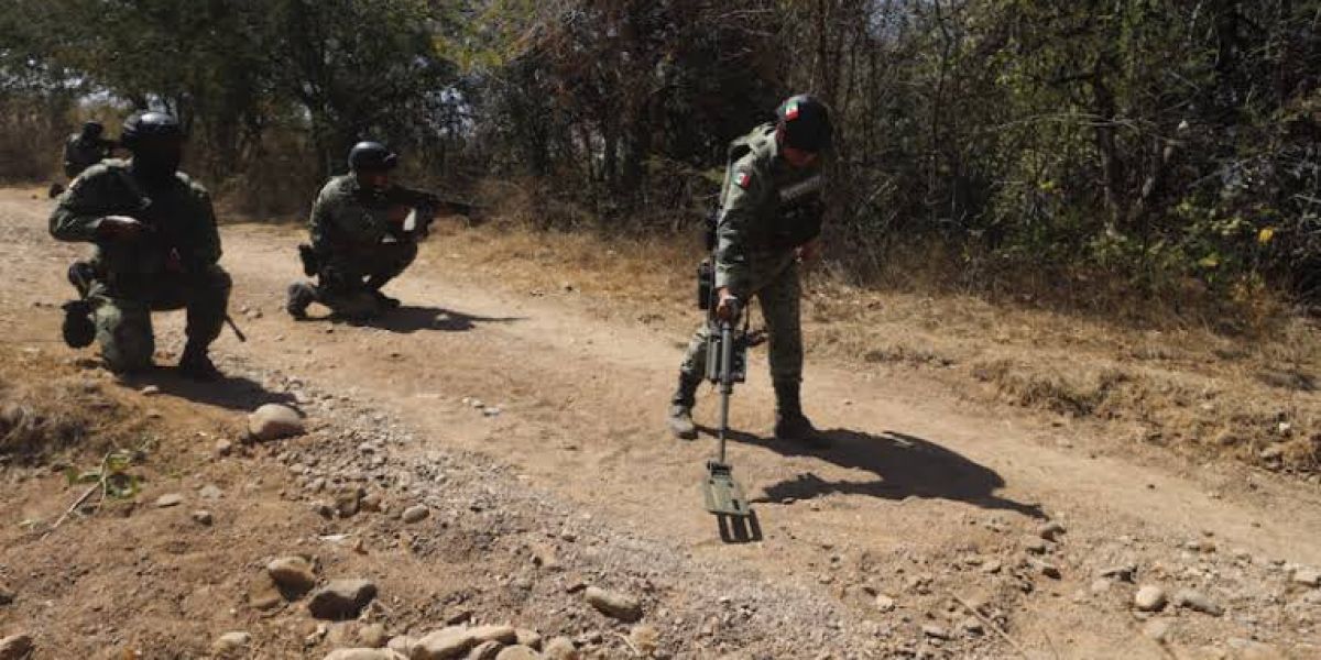 Ejército, Marina, y GN activan operativo busca minas en la frontera de Tamaulipas