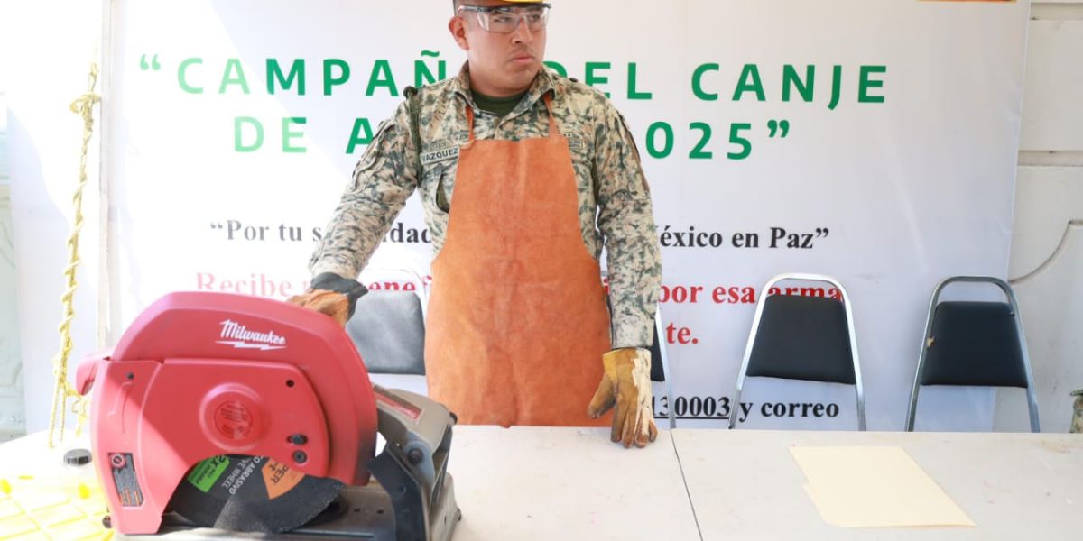 El 21 de febrero concluye campaña de Canje de Armas